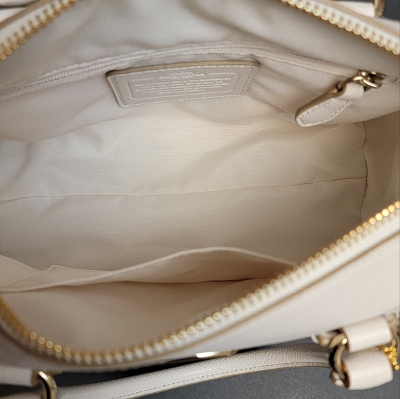 Coach small cream satchel bag - Picture 5 of 7